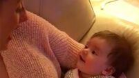 13-week-old baby caught saying 'I love you'