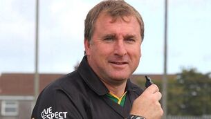‘When I blew the final whistle I gave the sliotar in play to Eoin Kelly but I hung on to one myself as well’