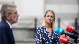 Justice & Equality Minister, Helen McEntee , and Mr Tom O’Malley of NUI Galway, as they launch the O’Malley Review of Protections for Vulnerable Witnesses in the Investigation and Prosecution of Sexual Offences. Picture: Sam Boal/Photocall Ireland