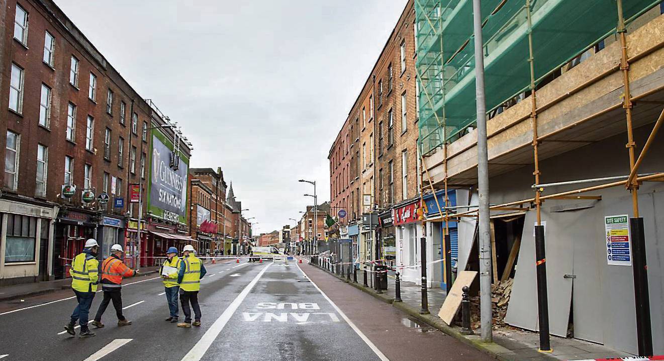 Calls for safety audit after city centre building collapse