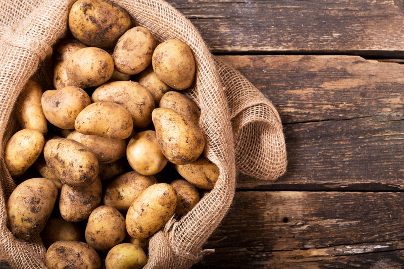 Store potatoes in hessian sacks (Thinkstock/PA) Store potatoes in hessian sacks (Thinkstock/PA)