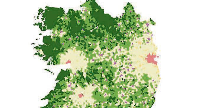 1.2% fall in Donegal from 2011 to 2016 but the overall rural population grew by 4.6%