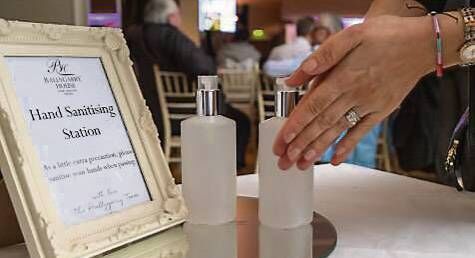 Hand sanitisers at a conference at the Ballygarry Hotel Tralee, Co Kerry. 	 Picture: Domnick Walsh