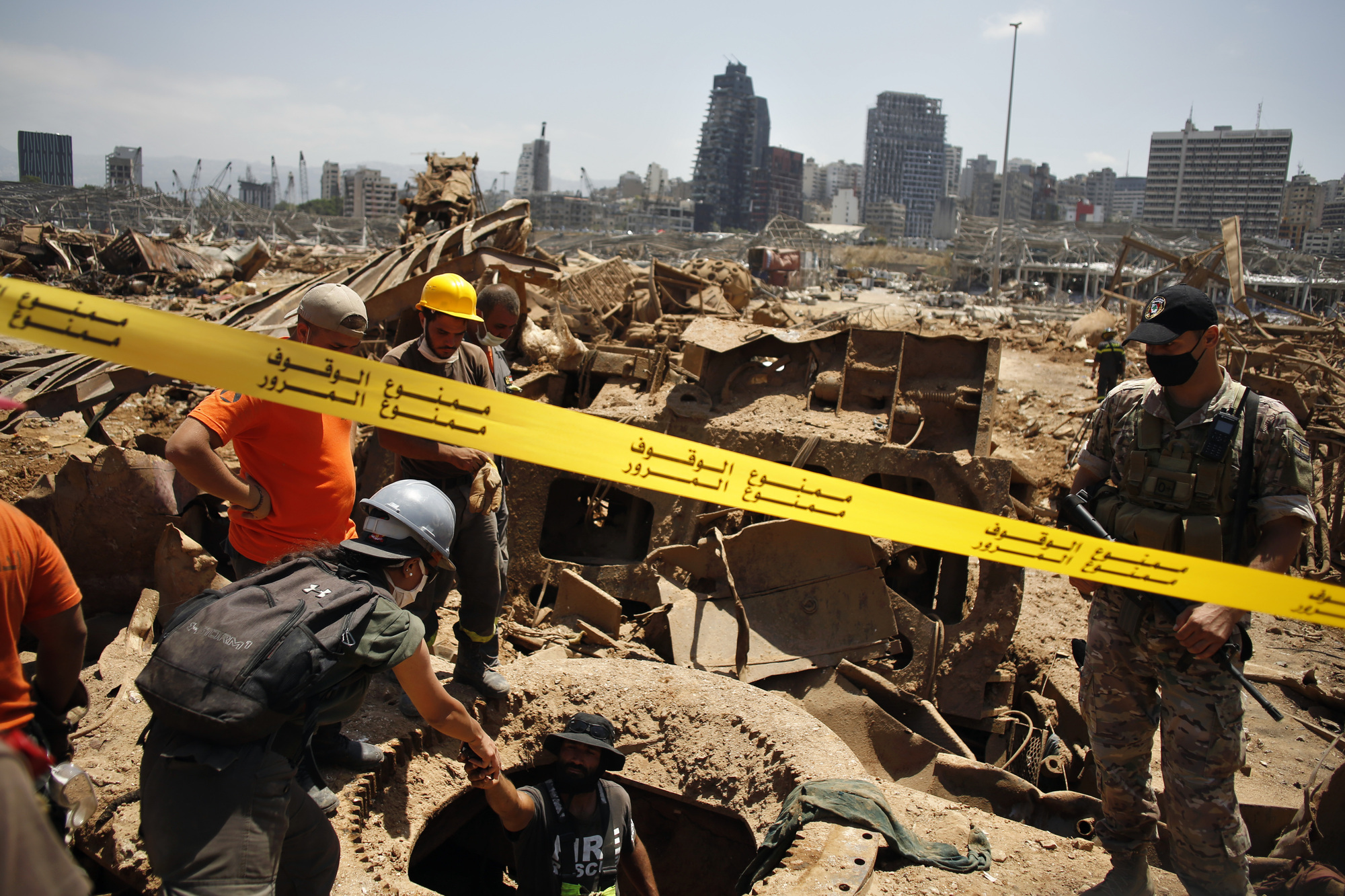 Show of solidarity after Beirut blast as Lebanon braces for protests