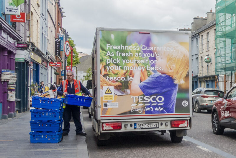Tesco is ranked as the second-biggest online retailer in Ireland after Argos. Picture: Andy Gibson Tesco is ranked as the second-biggest online retailer in Ireland after Argos. Picture: Andy Gibson