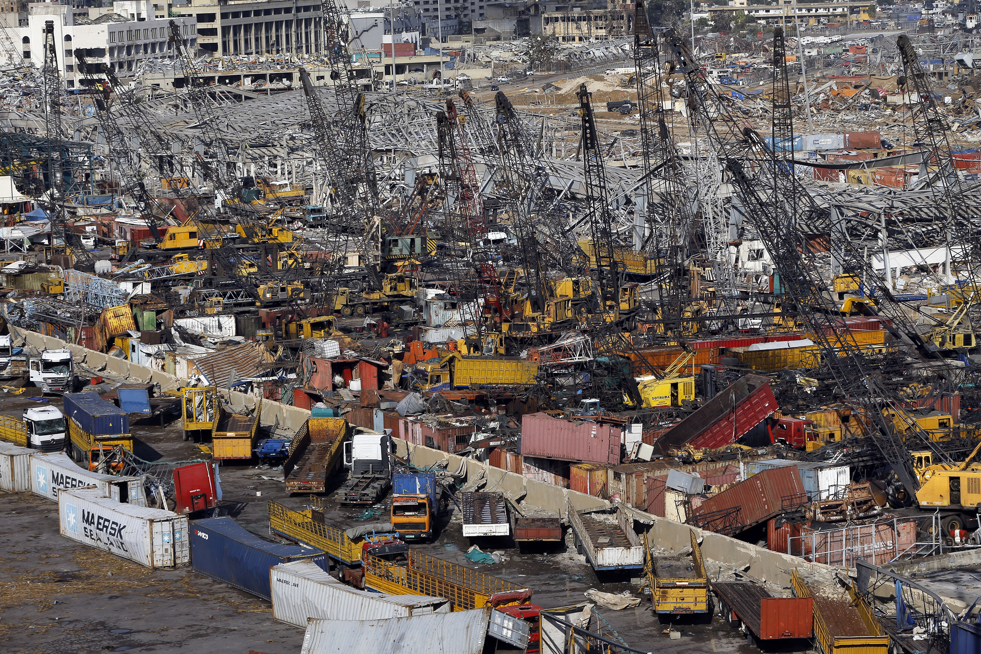 Lebanon questions security chief as 'whole government' quits over Beirut explosion