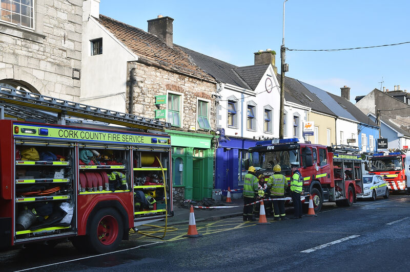 The Post Office on Main Street which was gutted by fire in the early hours of Wednesday morning. Picture: Dan Linehan The Post Office on Main Street which was gutted by fire in the early hours of Wednesday morning. Picture: Dan Linehan