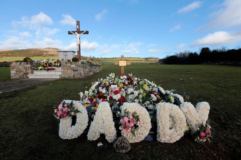 Grave of murdered Garda Adrian Donohoe at Lordship outside Dundalk. Picture: Arthur Carron/Collins
