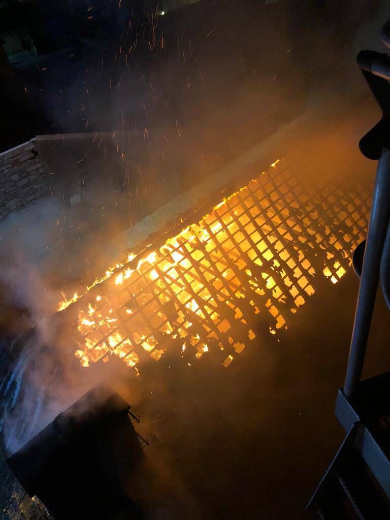 A serious fire broke out on Main Street in Midleton overnight. Picture: Twitter/Cork County Fire Service - @corkcountyfire. A serious fire broke out on Main Street in Midleton overnight. Picture: Twitter/Cork County Fire Service - @corkcountyfire.