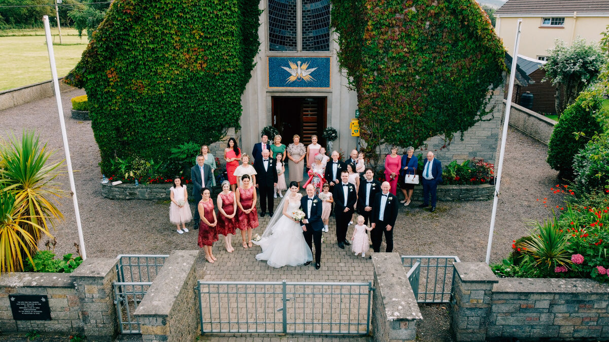 Deirdre O'Sullivan and Patrick Mannix were married in the Church of the Holy Spirit, Muckross. Pictures: Dylan Clifford Photography 