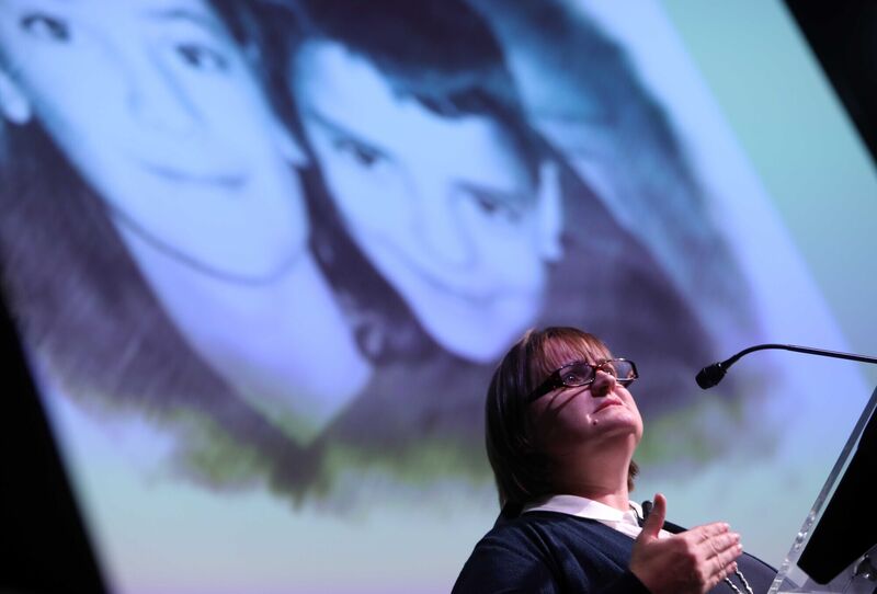 Kathleen Chada speaking at the Safe World Summit opening ceremony in 2018. Picture: Leah Farrell/RollingNews.ie