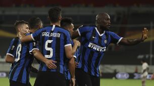 <p>The Italian giants led by a single goal at the break after Lautaro Martinez had headed them in front but blitzed their opponents with four more goals in the second half.</p>