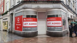 The former Vodafone store at 22 St Patrick'ds Street.