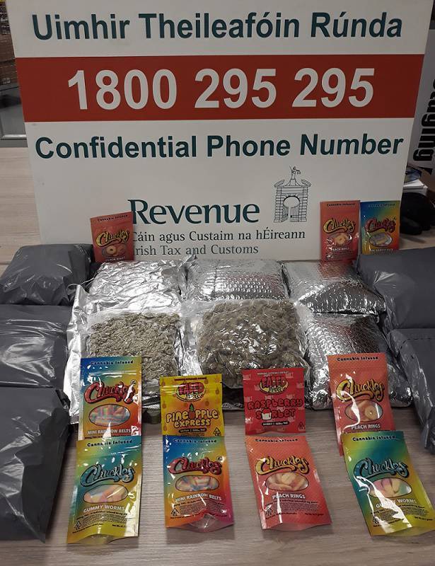 Revenue officers seize €49,600 worth of suspected drugs in Dublin