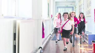 <p>Socialising with peers is key to children's emotional development, but when children return to school over they next couple of weeks, they will enter a changed school landscape. Picture: iStock </p>