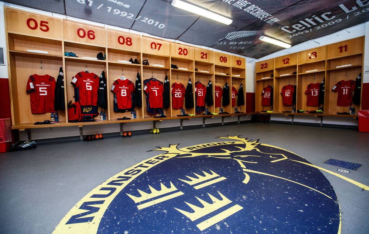 Munster, Rugby, Thomond Park, dressing room/ Credit ©INPHO/Tommy Dickson