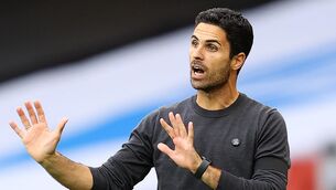 Arsenal manager Mikel Arteta: on course to sign Brazilian defender Gabriel Magalhaes.