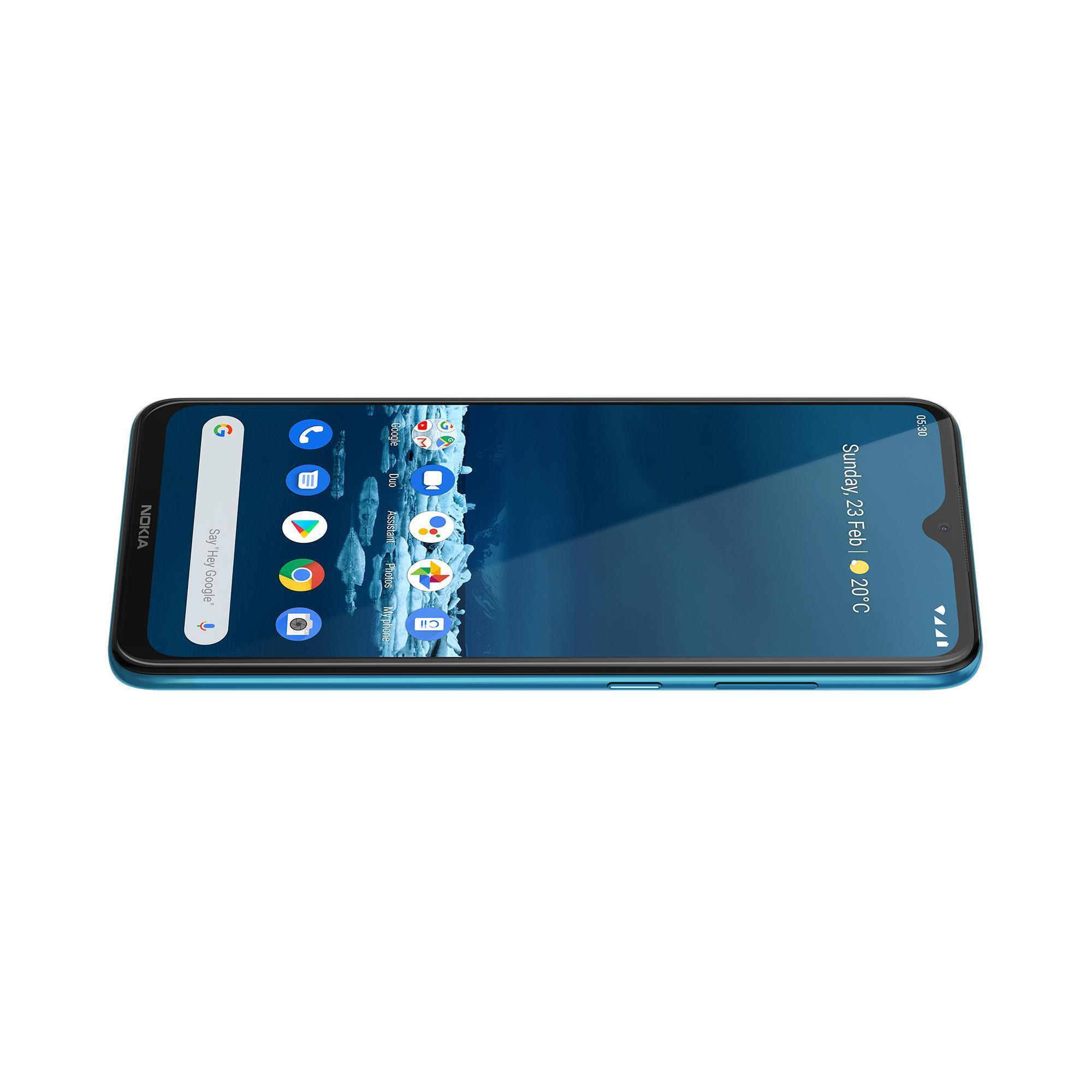 Nokia 5.3 quad-camera smartphone with 6.55-inch HD display and two-day battery life. 
