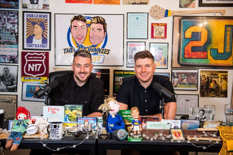 The 2 Johnnies in the studio they use for their YouTube channel which has racked up 106,000 subscribers. Picture: Ruth Medjber @ruthlessimagery The 2 Johnnies in the studio they use for their YouTube channel which has racked up 106,000 subscribers. Picture: Ruth Medjber @ruthlessimagery