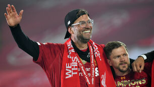 Liverpool manager Jurgen Klopp will be hoping to bring English football’s main prize to Anfield for the 20th time (Paul Ellis/PA)