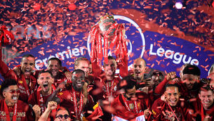 Liverpool collected the Premier League trophy in July but the new season starts soon (Laurence Griffiths/PA)