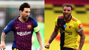 Lionel Messi and Troy Deeney feature in today’s football gossip (Ryan Heathcote/Pool/Nick Potts/PA)