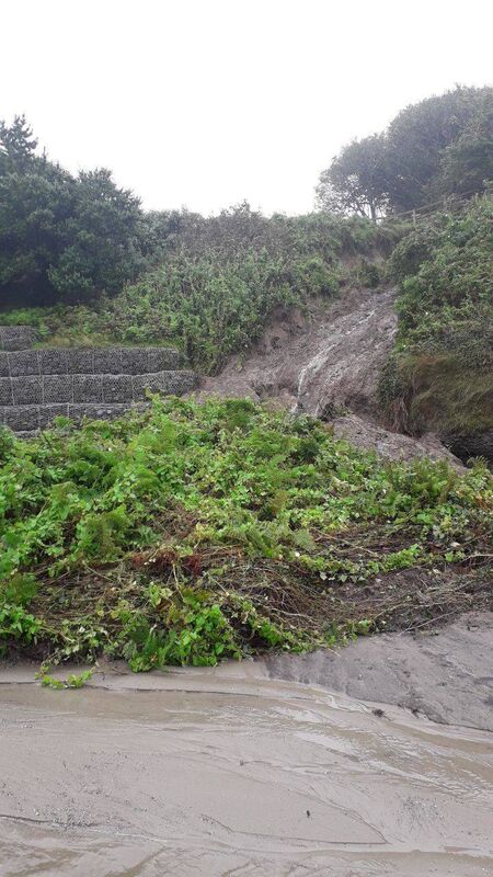 Cork Beaches effected by recent weather Cork County beaches impacted by recent adverse weather