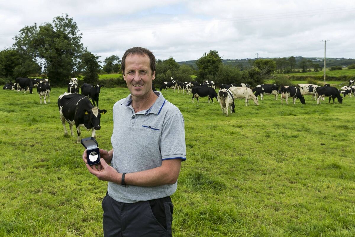 James Barrett, Anaharlick, Enniskeane, Co Cork, winner of the 2020 RDS Dairy Herd Index Award.   Picture: Shane O'Neill, Coalesce