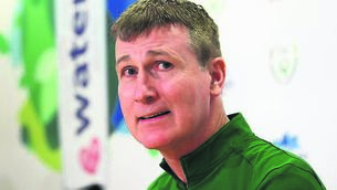 Republic of Ireland manager Stephen Kenny during a press conference over the weekend. Picture: Stephen McCarthy/Sportsfile