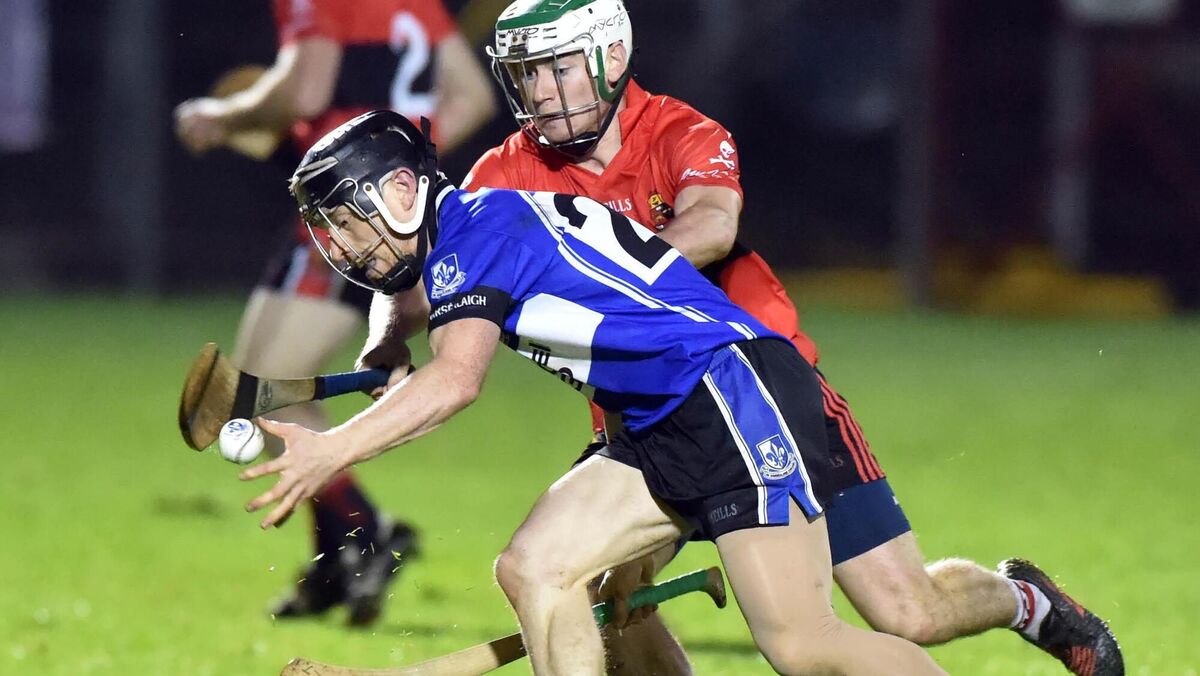 Eoin O'Sullivan wins the ball from UCC's Mark O'Brien in their 2017 clash. Picture: Eddie O'Hare