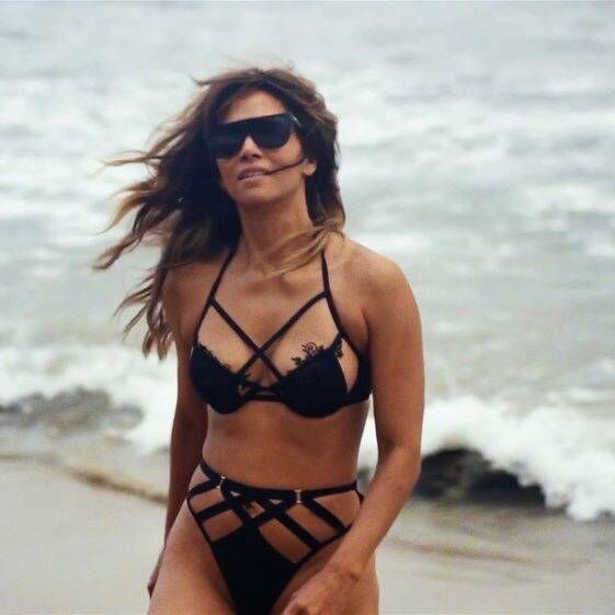Halle Berry's recently uploaded bikini shot. Picture: Halle Berry Instagram page. 