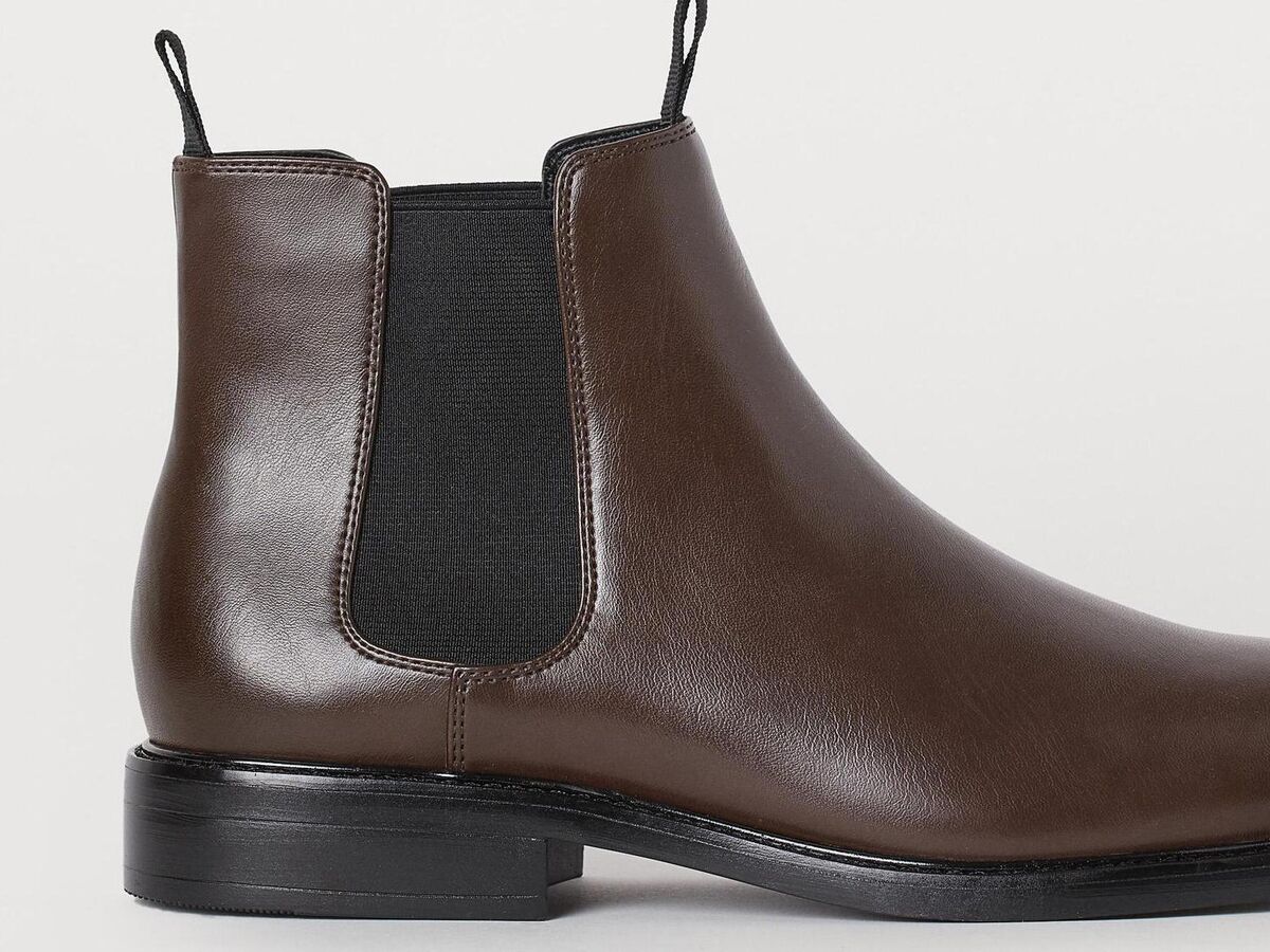aston grey chelsea boots