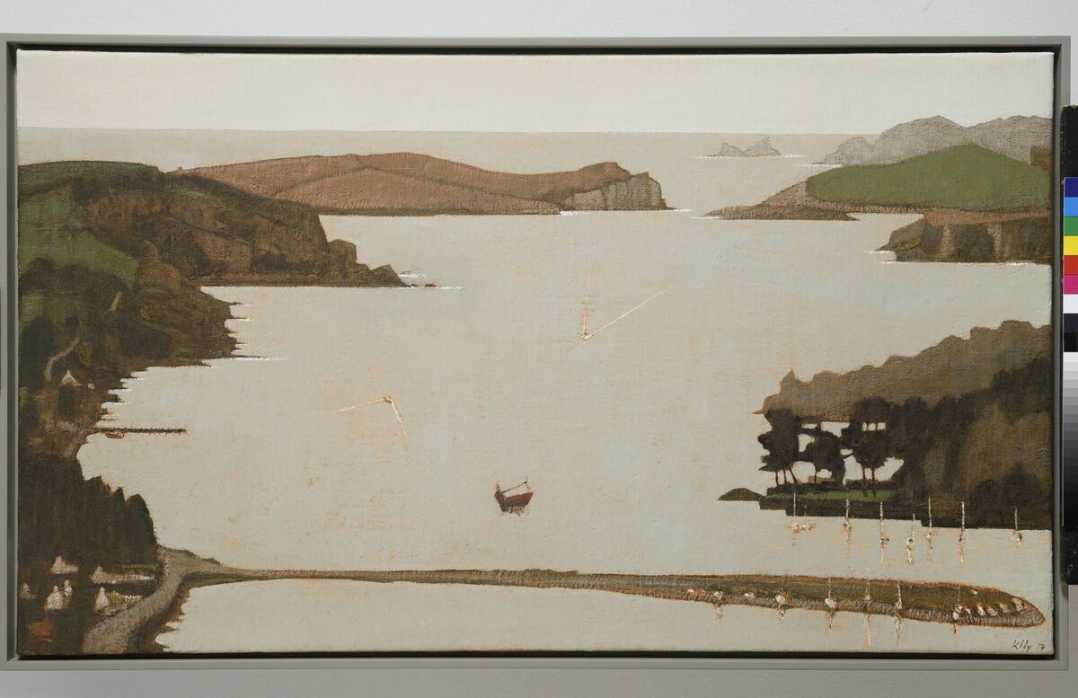 The painting of Castlehaven that John Kelly is auctioning at Sotheby's for charity. 