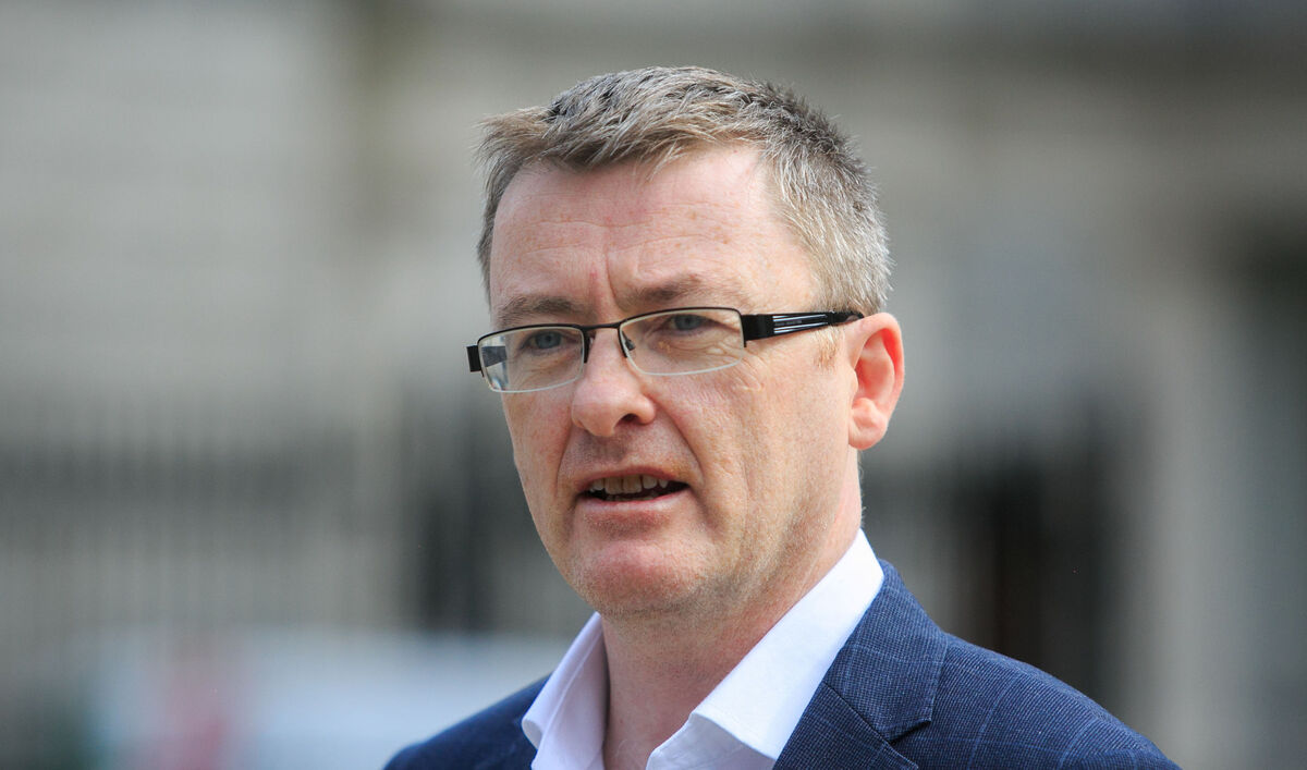 David Cullinane TD apologised after saying "Up the Ra" and "Tiocfaidh ár lá" after winning a seat in Waterford. Photo:Gareth Chaney/Collins David Cullinane TD apologised after saying "Up the Ra" and "Tiocfaidh ár lá" after winning a seat in Waterford. Photo:Gareth Chaney/Collins