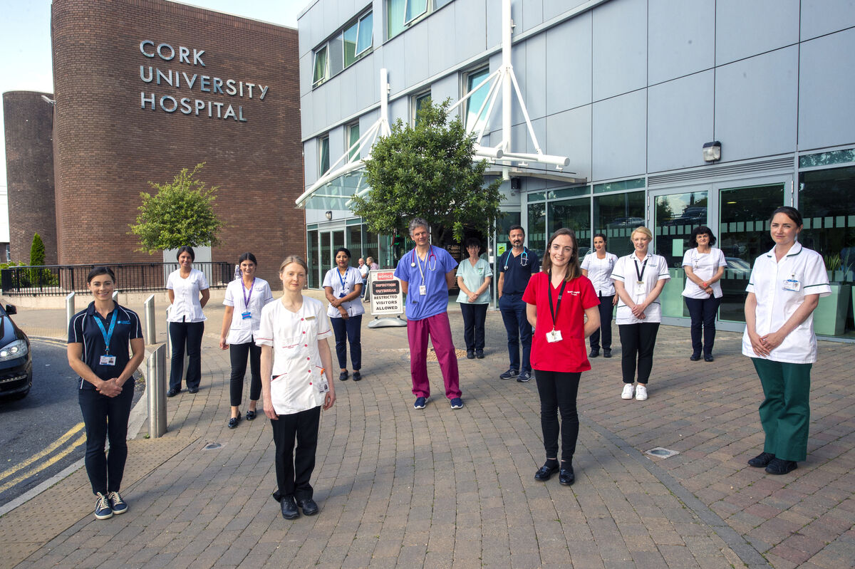  Members of the stroke team at the Cork University Hospital. Picture Dan Linehan