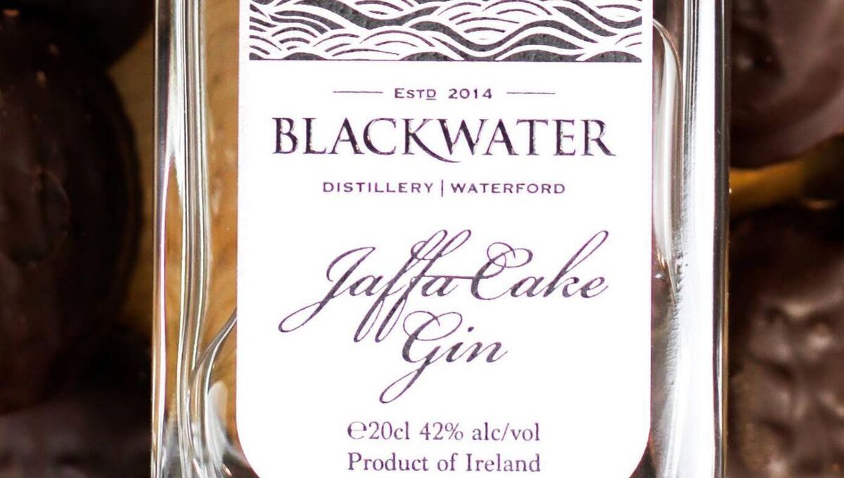 Jaffa cake gin, just one of the new offerings from the The Blackwater Distillery Tasters’ Club Menu Jaffa cake gin, just one of the new offerings from the The Blackwater Distillery Tasters’ Club Menu