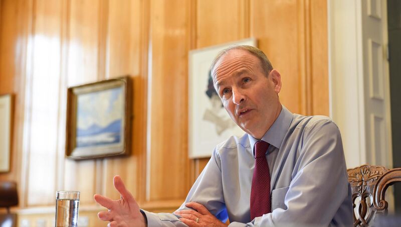 An Taoiseach Micheál Martin: "It is important to say that meaningful negotiations can only proceed on the basis of mutual trust." Picture: Moya Nolan.