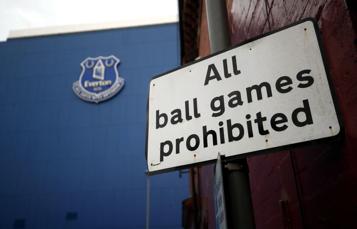 A general view from outside Goodison Park, home of Everton Football Club. Picture: Martin Rickett/PA Wire.