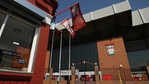 <p>A general view of Anfield, home of Liverpool Football Club. Picture: Dave Thompson/PA Wire</p>