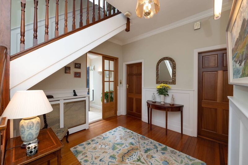 Hall is graced by quality timbers and joinery