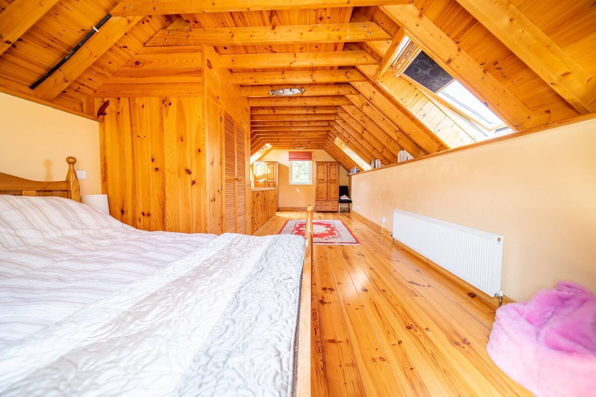 Bedroom in the self-contained apartment