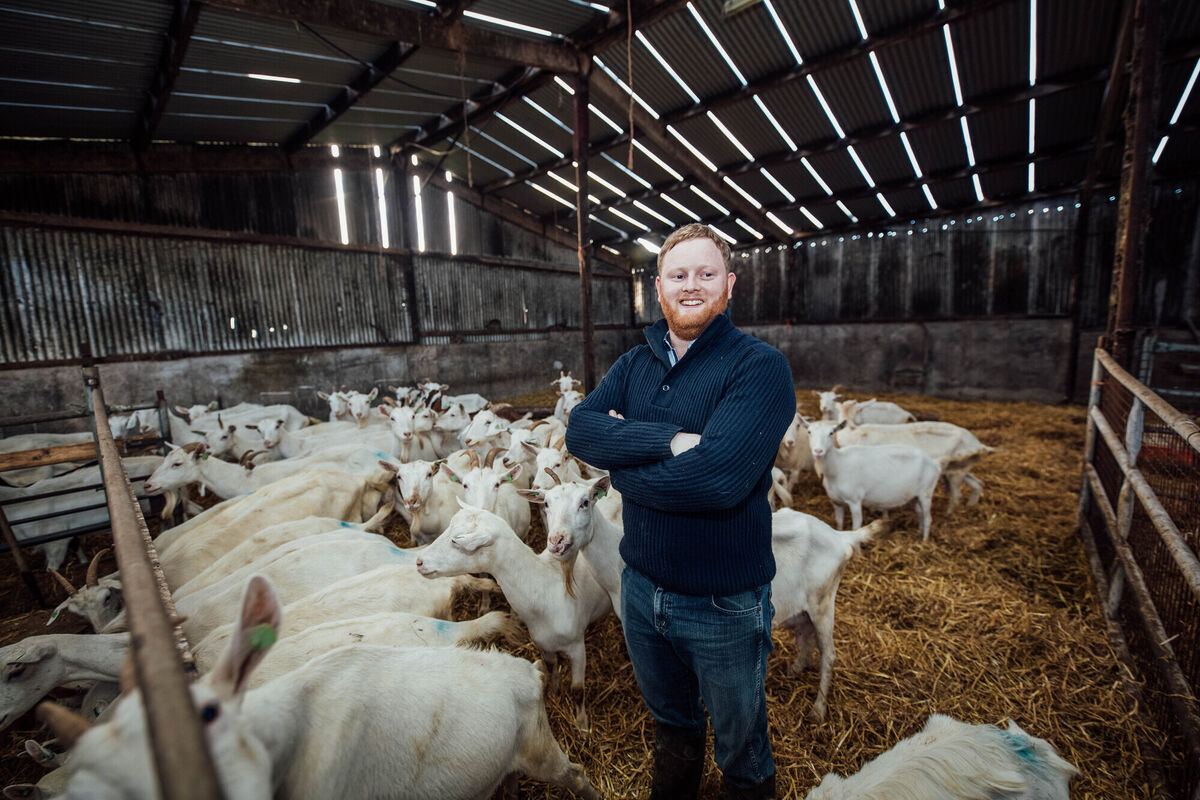 Seamus Leahy of Bally Goat Farm, Newcastlewest, Limerick Seamus Leahy of Bally Goat Farm, Newcastlewest, Limerick