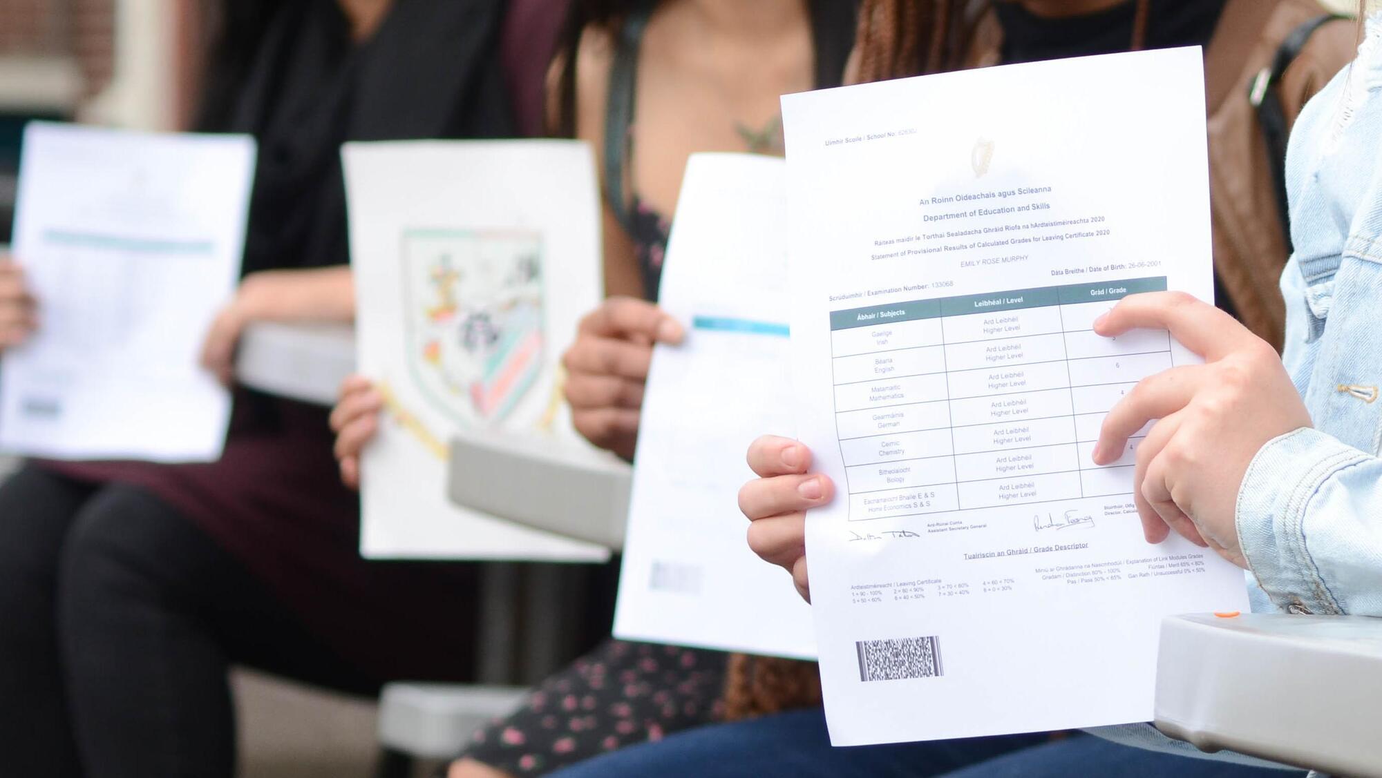 A Department of Education spokesman said the calculated grades model is blind to the type of school or education centre estimated grades were submitted for. Picture: Howard Crowdy