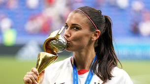 <p>Alex Morgan is reportedly set to join Tottenham on a deal until the end of the year (PA).</p>