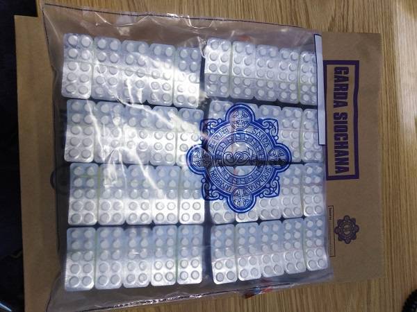 During the search, gardaí seized €8,000 of alprazolam tablets along with a small quantity of cocaine.
