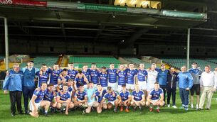 <p>Kildimo Pallaskenry celebrate their victory over Mungret St Paul’s in the Limerick IHC final over the weekend. The only thing missing in the Gaelic Grounds were the cheering masses. <span class="contextmenu emphasis">Picture: Brendan Gleeson</span>
            </p>