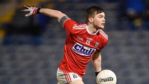 <p>ON FIRE: Cork forward Cathail O'Mahony claimed eight points against Kinsale. </p>