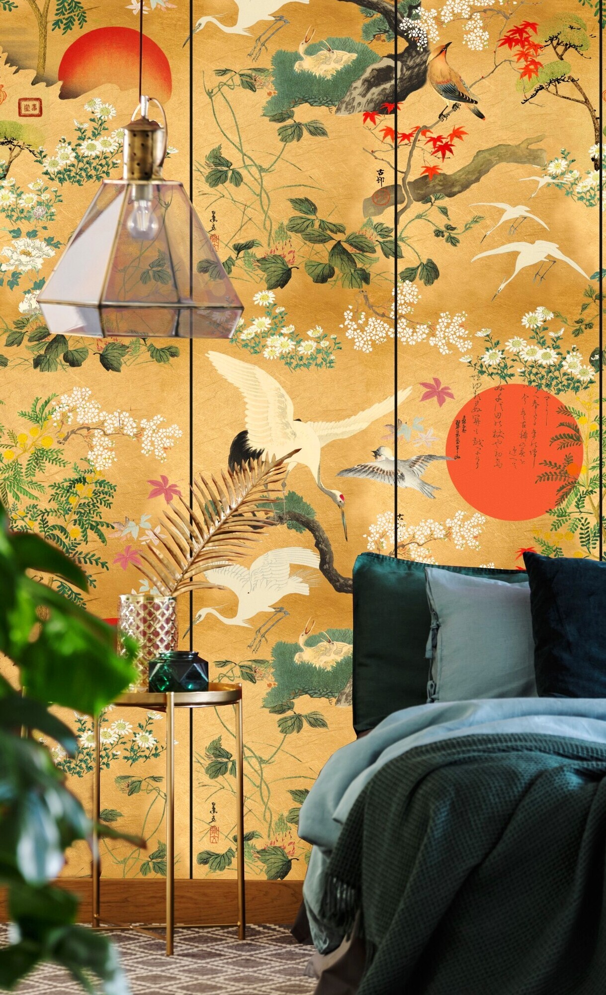 Impermanence Byobu wallpaper in a screen style, 