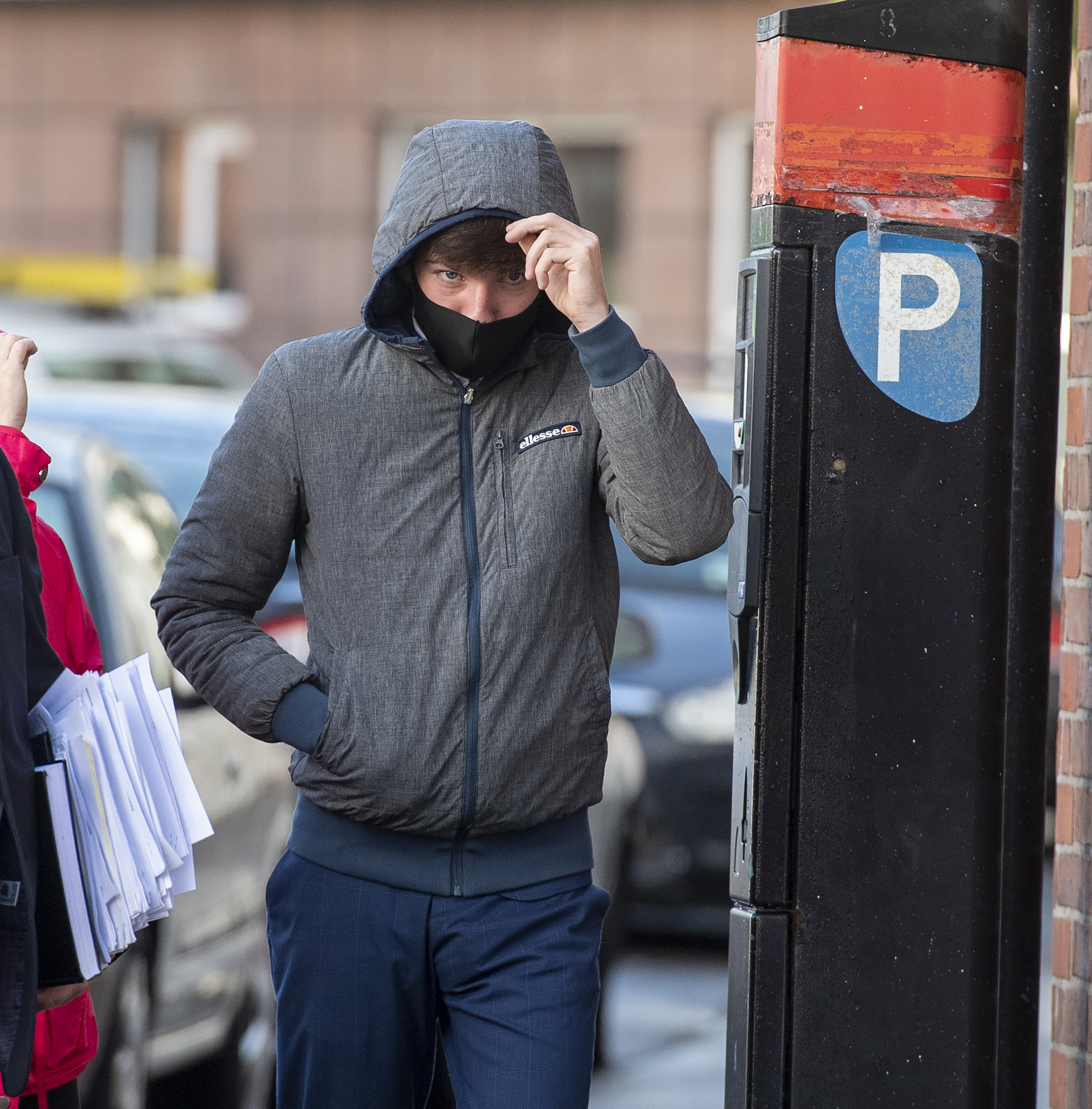  Patrick O’Brien arrives to appear before today’s sitting of Tralee District Court in relation to allegedly racially abusing former Arsenal and England footballer Ian Wright.