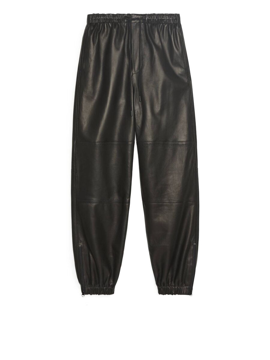 Leather Trousers, €290, Arket